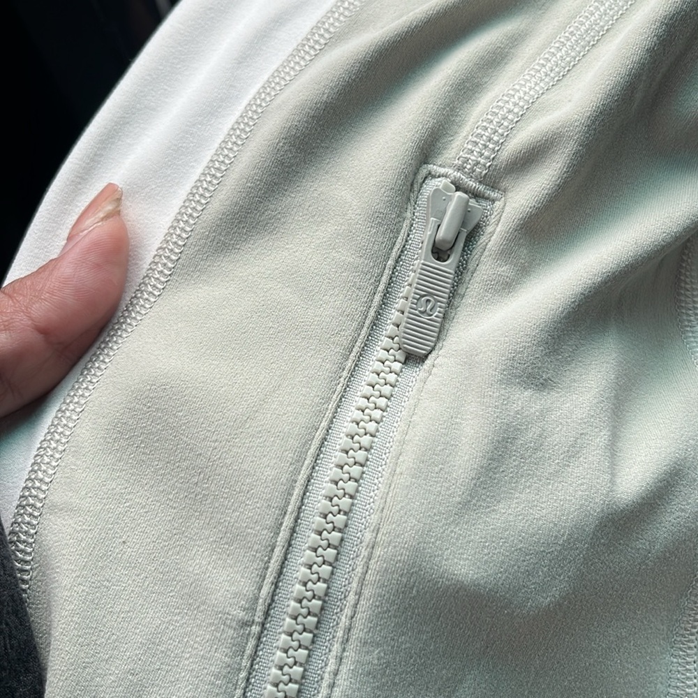 Lululemon Throwback Shape Jacket Raw Linen/White … - image 7
